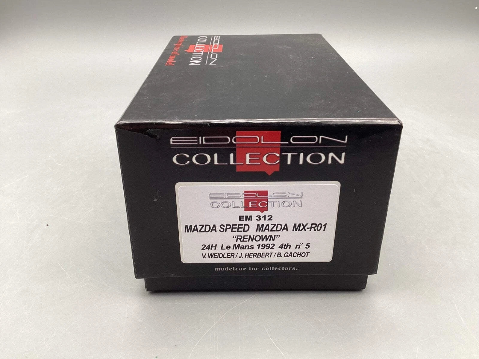 Eidolon Make Up 1:43 Mazda Speed MX-R01 Renon 24h Le Mans 1992 #5 Vitrine OVP