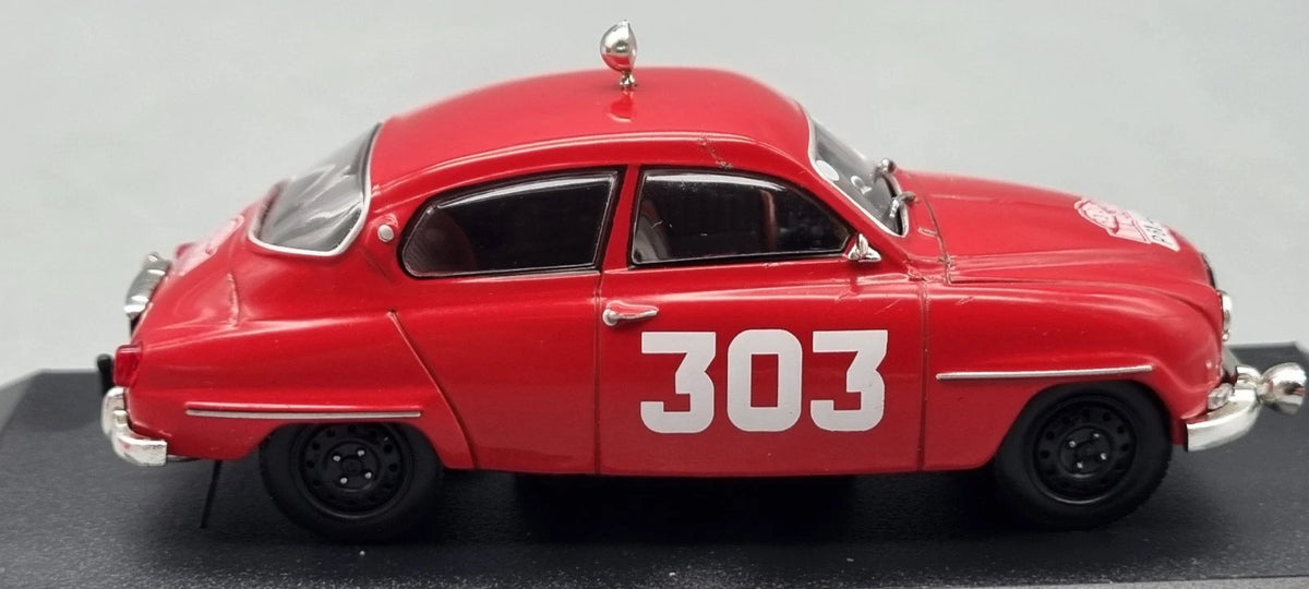 Modellautos 1:43 Atlas Saab 96 #303 Rallye Monte Carlo 1962 OVP