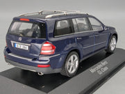 Modellautos 1:43 Minichamps Mercedes Benz GL-Klasse Tansanit-Blau Dealer OVP