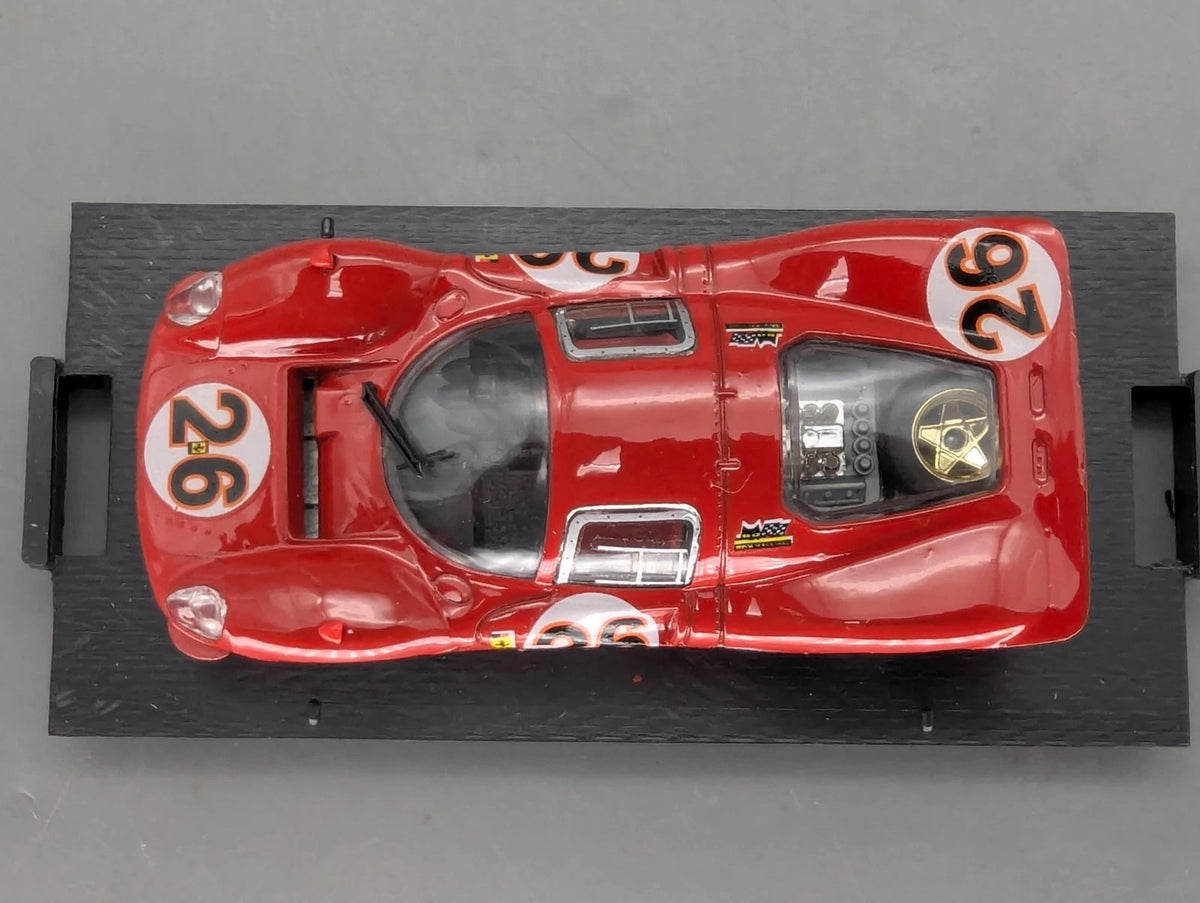 Modellautos 1:43 Brumm Ferrari 412P Coupe Daytona 1967 #26 mit OVP