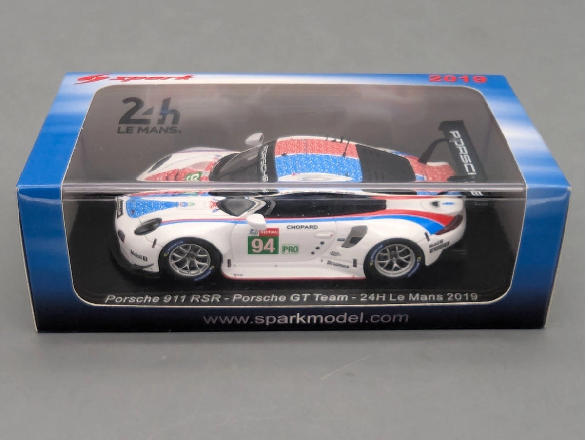 Modellautos 1:43 Spark S7939 Porsche 911 RSR 24h Le Mans 2019 #94 mit OVP