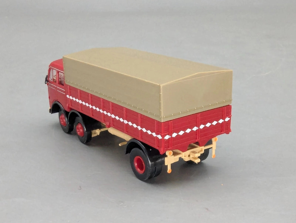 Lkw Modell H0 1:87 Brekina Mercedes Benz LP 333 Lastzug mit Anhänger OVP