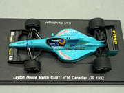 Modellautos 1:43 Spark Layton House March CG911 #16 Canadian GP 1992 mit OVP