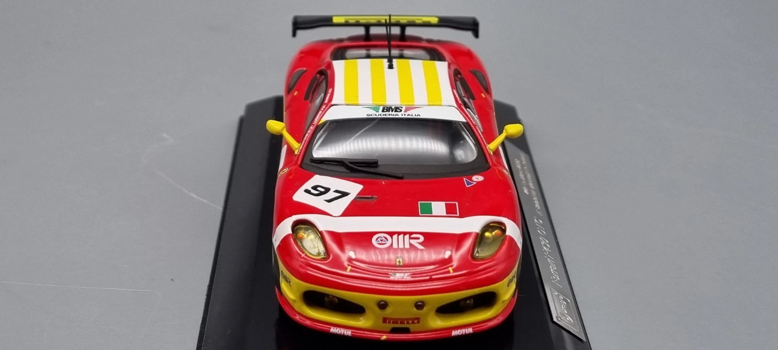 Modellautos 1:43 Bburago Racing Ferrari F430 GTC 24h Le Mans 2008 #97 OVP