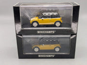 Modellautos 1:43 Minichamps Mini One 2001 Mellow Yellow mit OVP