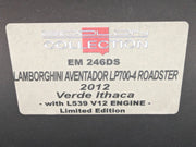 Eidolon Make Up 1:43 Lamborghini Aventador LP700-4 Roadster 2012 Engine Set OVP