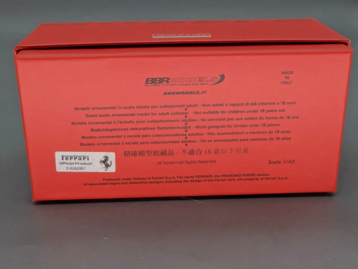 Modellautos 1:43 BBR Ferrari 250 GT Pininfarina Serie 1 Cabrio Ltd 01/38 OVP
