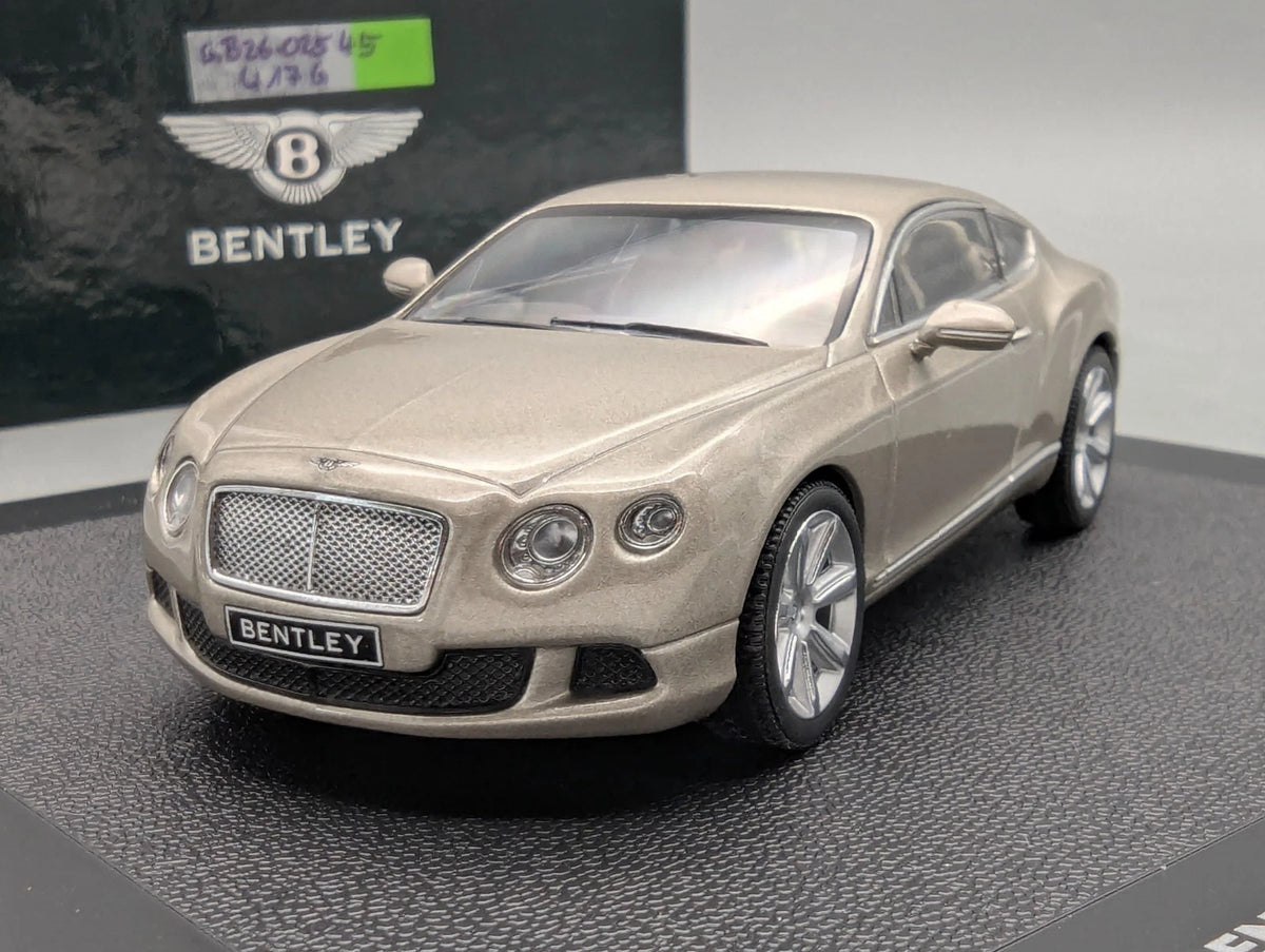 Modellautos 1:43 Minichamps Bentley Continental GT Liquid Mercury mit OVP
