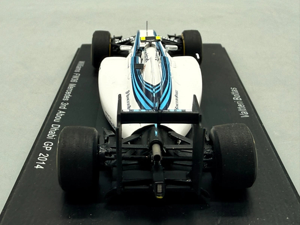 Modellautos 1:43 Spark Williams FW36 Mercedes 3rd Abou Dhabi GP 2014 mit OVP