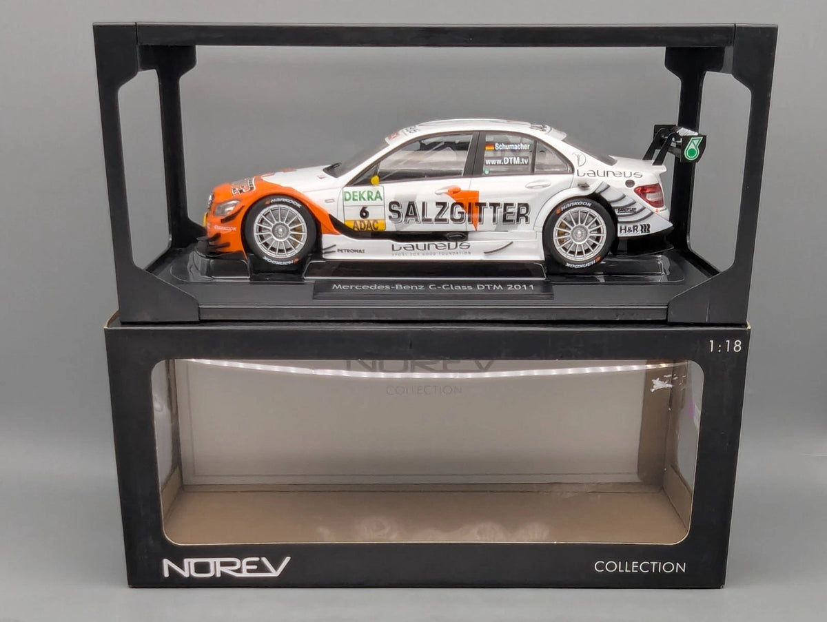 Modellautos 1:18 Norev Mercedes-Benz C-Class DTM 2011 #6 R. Schumacher mit OVP