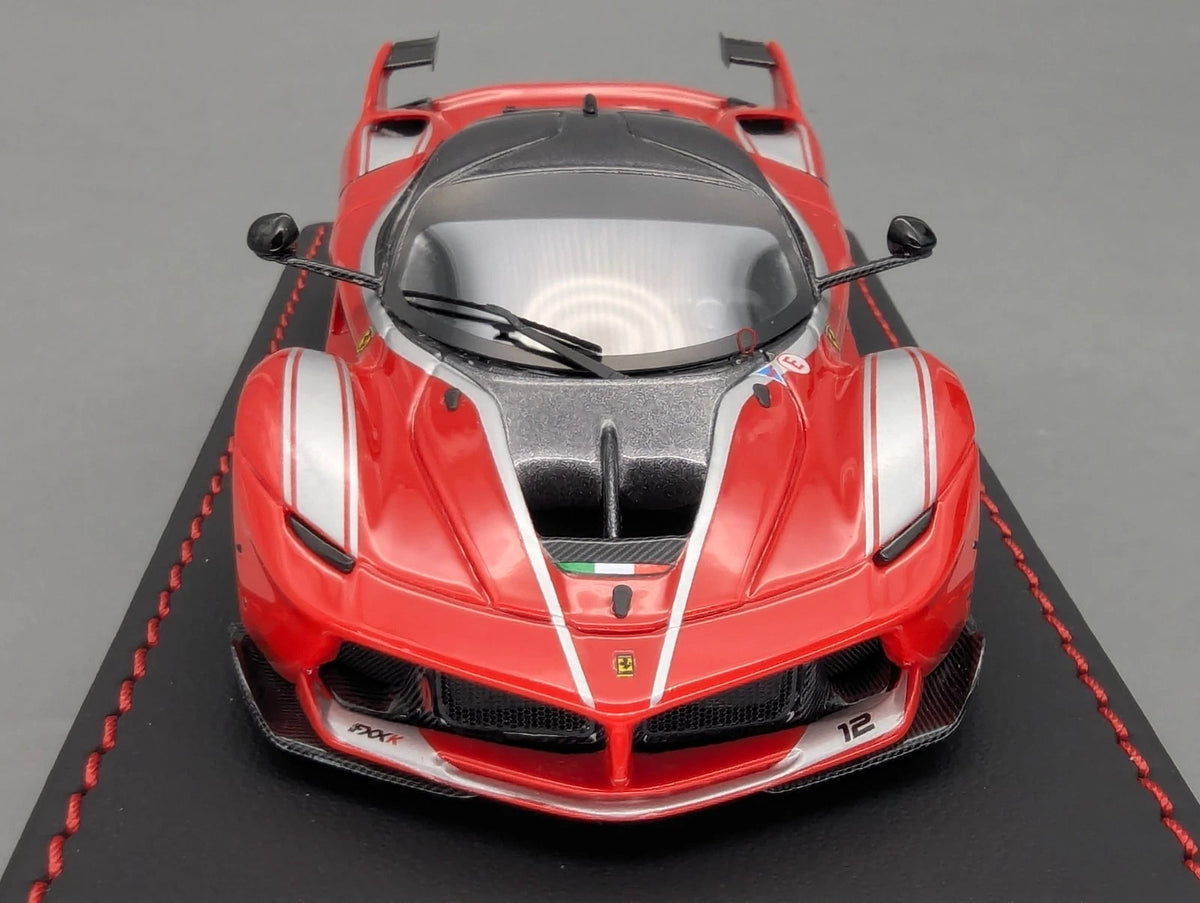 Modellautos 1:43 BBR Deluxe Ferrari FXX-K Rosso Scuderia Car #12 Ltd 01/05 OVP