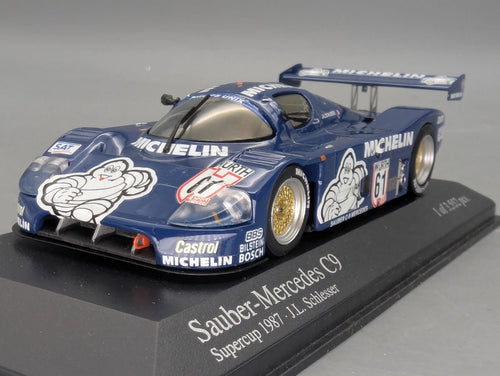 Modellauto 1:43 Minichamps Sauber Mercedes C9 Supercup 1987 #61 Schlesser OVP