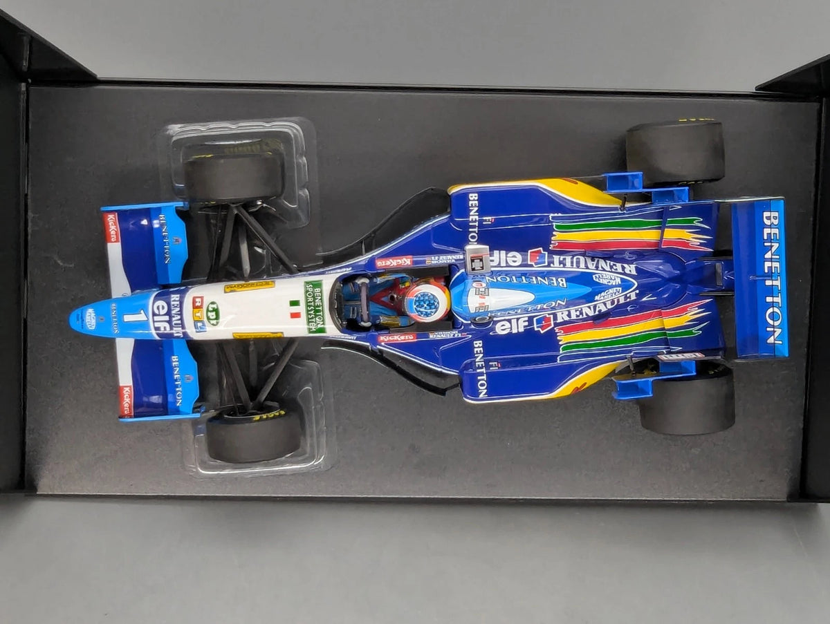 Modellautos 1:18 Minichamps Benetton Renault B195 WINNER #1 M. Schumacher OVP