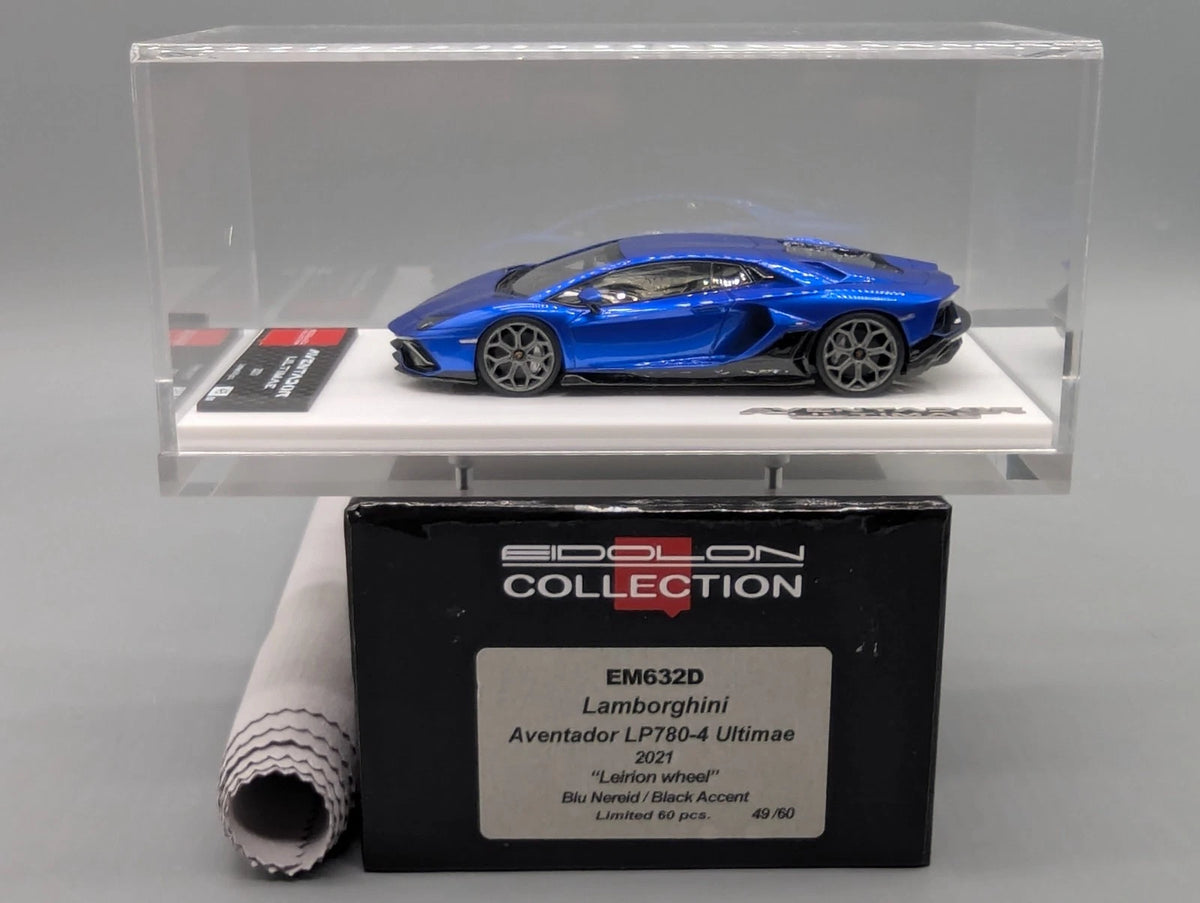 Eidolon Make Up 1:43 Lamborghini Aventador LP780-4 Ultimae Blu 2021 49/60 OVP