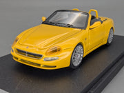 Modellautos 1:43 BBR Maserati 4200 Spyder 2001 Gelb mit OVP