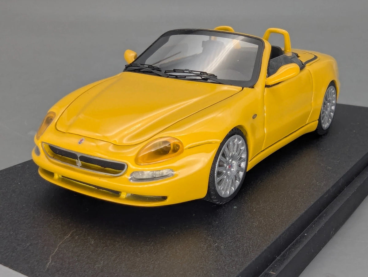 Modellautos 1:43 BBR Maserati 4200 Spyder 2001 Gelb mit OVP