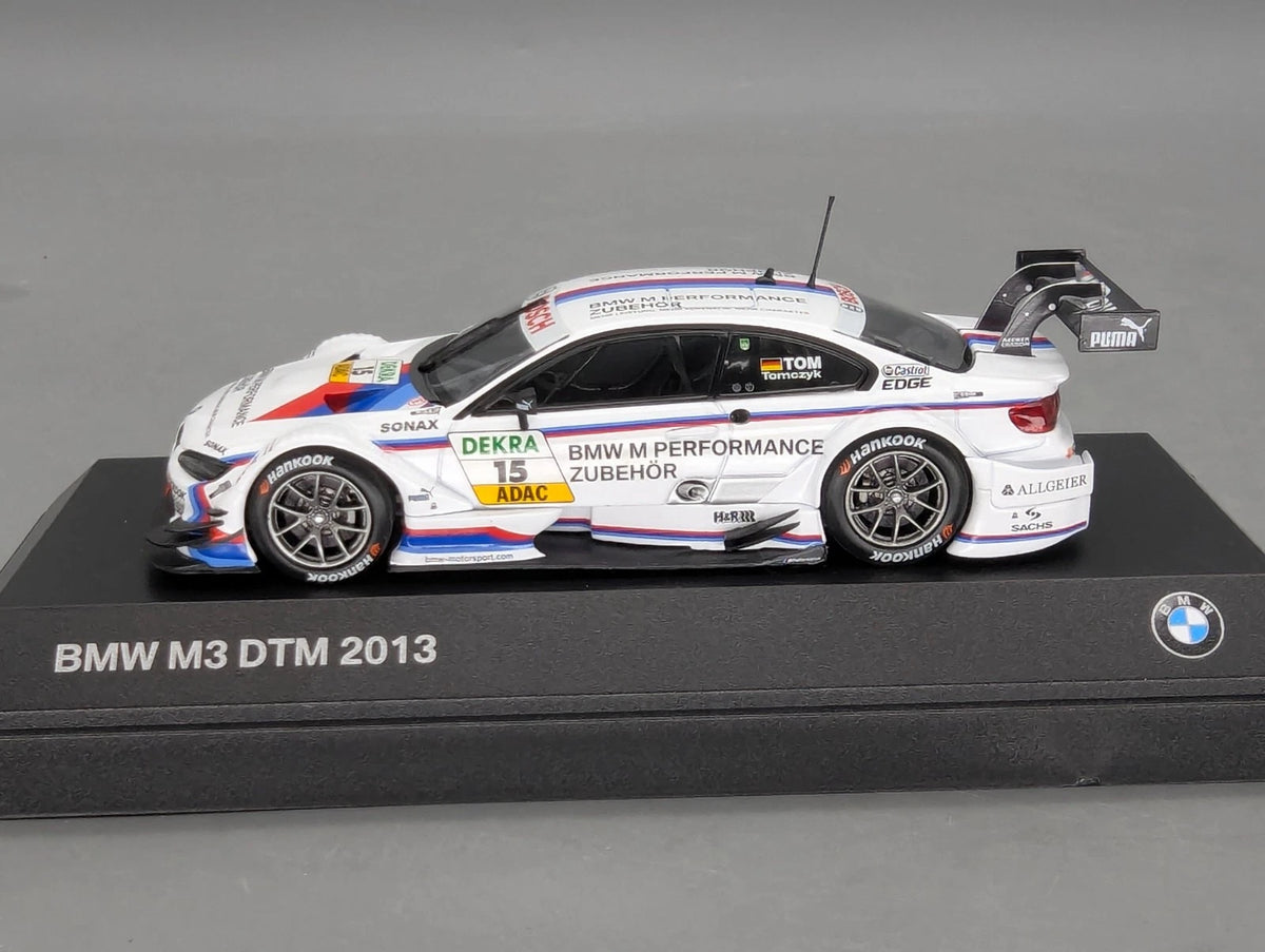 Modellautos 1:43 Minichamps BMW M3 DTM 2013 #15 Tom Tomczyk mit Dealer OVP