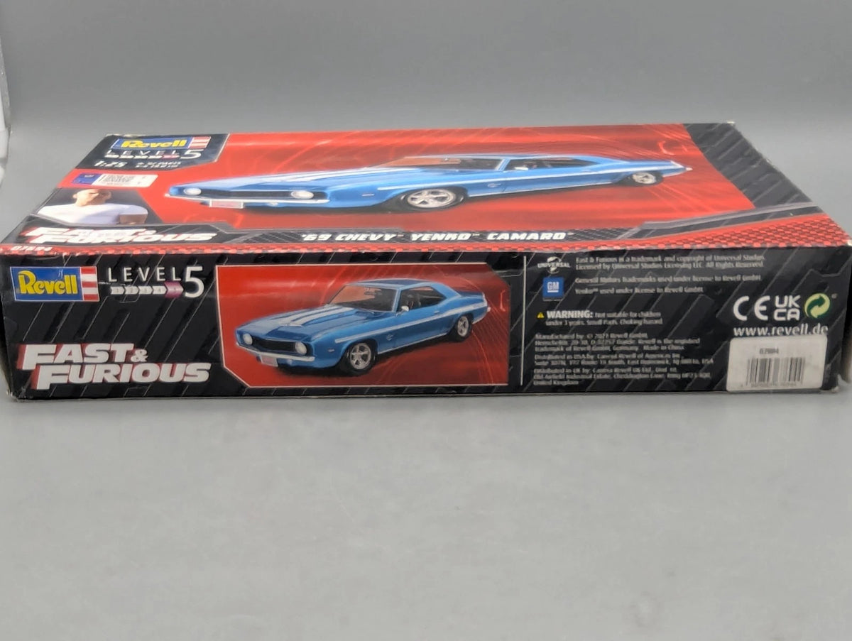 Modellautos Bausatz 1:25 Revell 07694 Fast & Furious Chevrolet Camaro '69 OVP