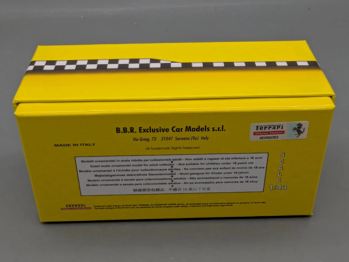 Modellautos 1:43 BBR Ferrari 250 GT Lusso S/N 5207 GT 1978 Ltd 02/20 in OVP