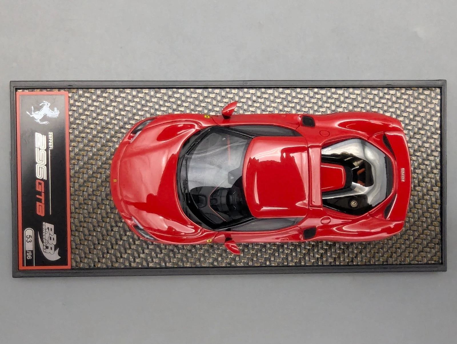 Modellautos 1:43 BBR Concept43 Ferrari 296 GTB Rosso Corsa 322 Ltd 53/96 mit OVP
