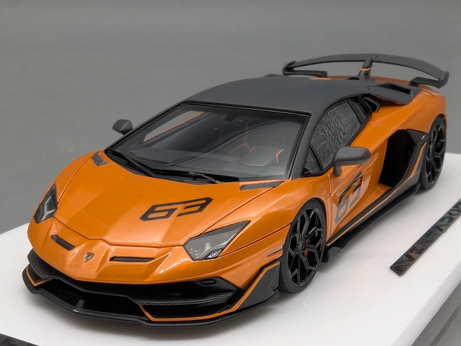 Eidolon Make Up 1:43 Lamborghini Aventador SVJ 63 2018 #63 Orange Ltd 53/63 OVP