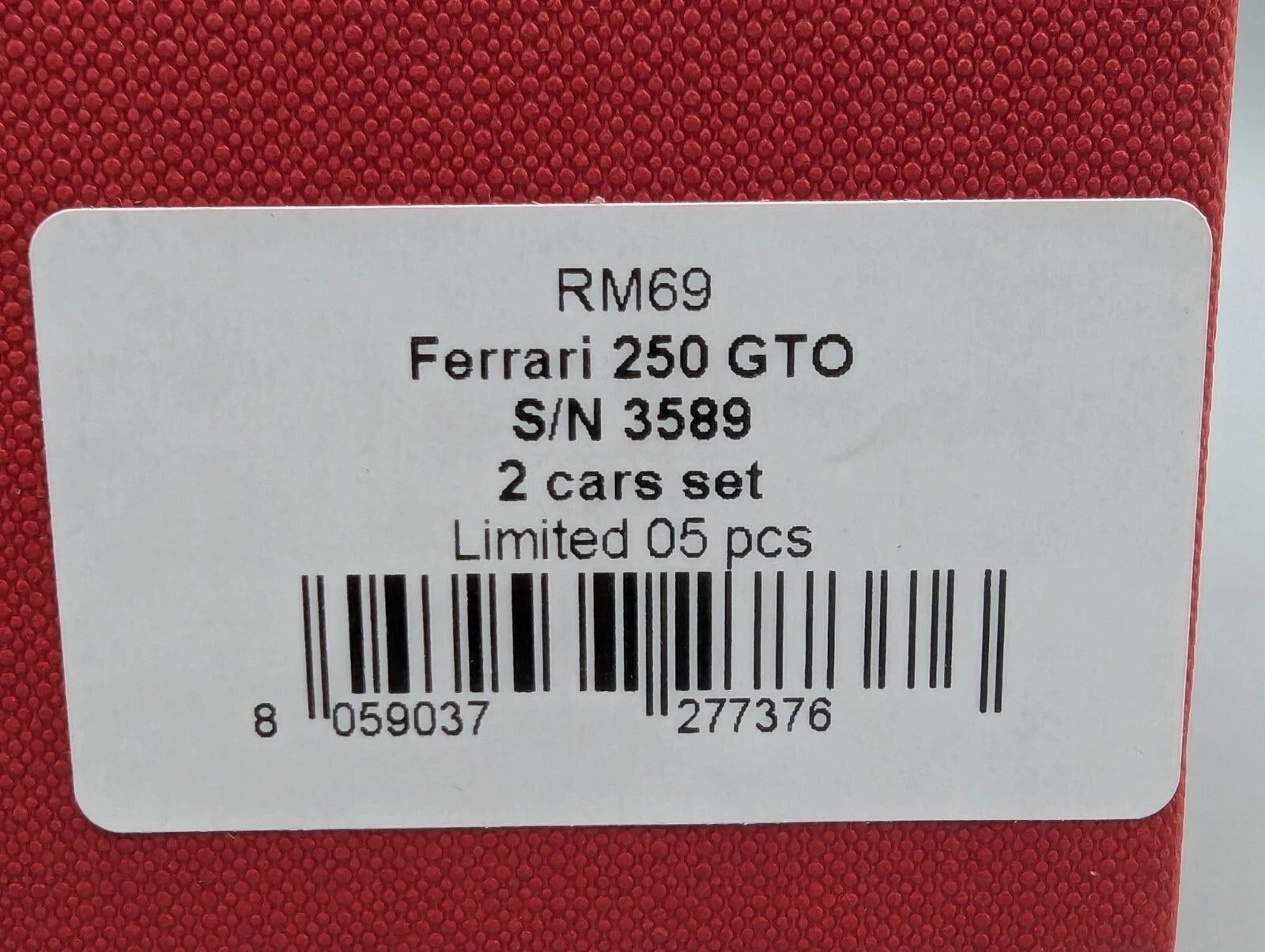 Modellautos 1:43 BBR  Ferrari 250 GTO Set 2-tlg. Limitiert 4/5 mit OVP