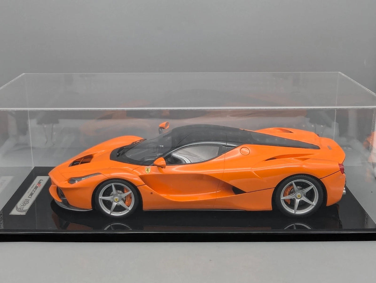Modellautos 1:12 BBR Ferrari LaFerrari Honda Orange Gloss Black Roof L 07/10 OVP