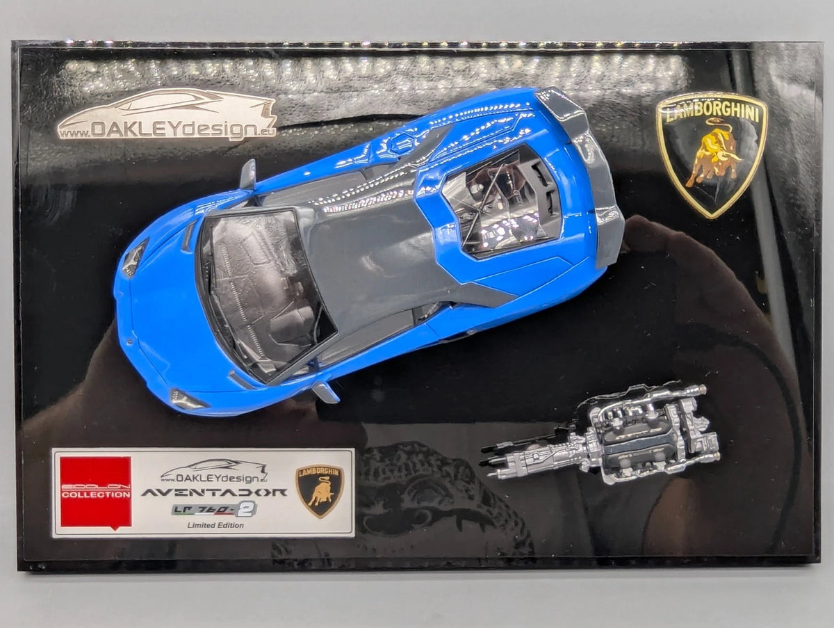 Eidolon Make Up 1:43 Lamborghini Aventador LP760-2 Engine Set Oakley Design OVP