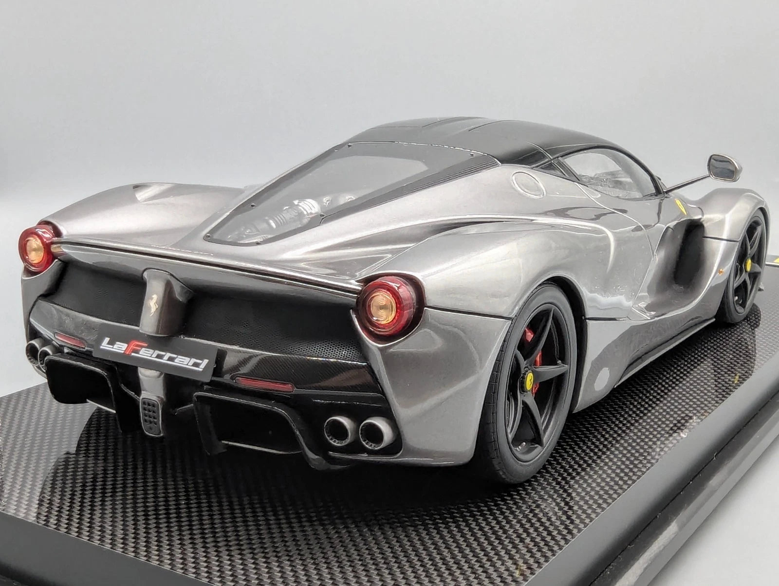 Modellautos 1:12 Amalgam Ferrari La Ferrari Ltd #01/10 Silber Zertifikat mit OVP