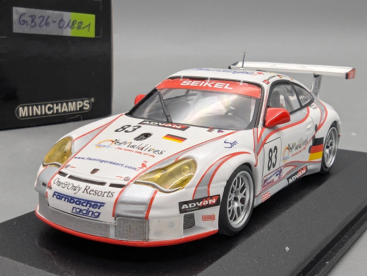 Modellautos 1:43 Minichamps Porsche 911 996 GT3 RSR 2. LeMans GT2 2006 #83 OVP