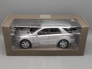 Modellautos 1:18 Minichamps Mercedes-Benz M-Klasse Iridium Silber mit Dealer OVP