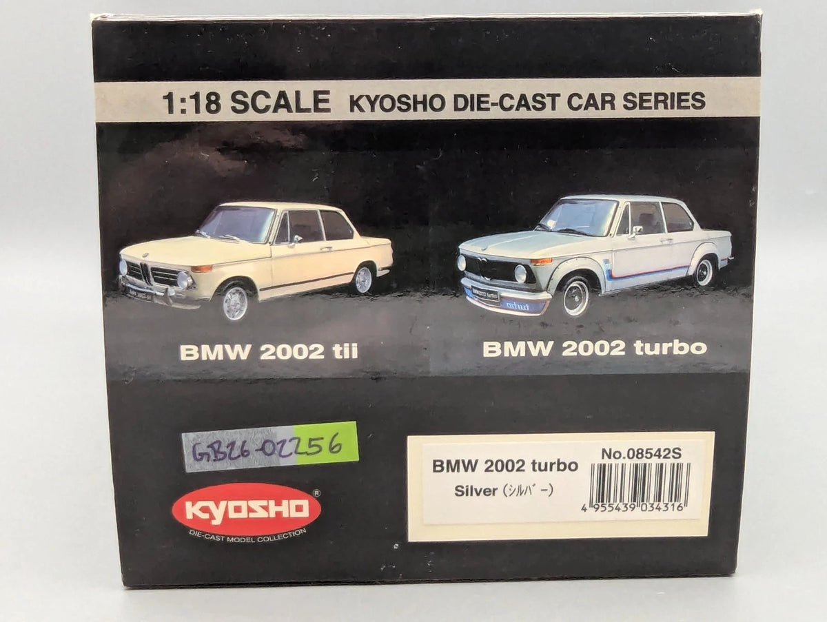 Modellautos 1:18 Kyosho BMW 2002 Turbo Silber mit OVP