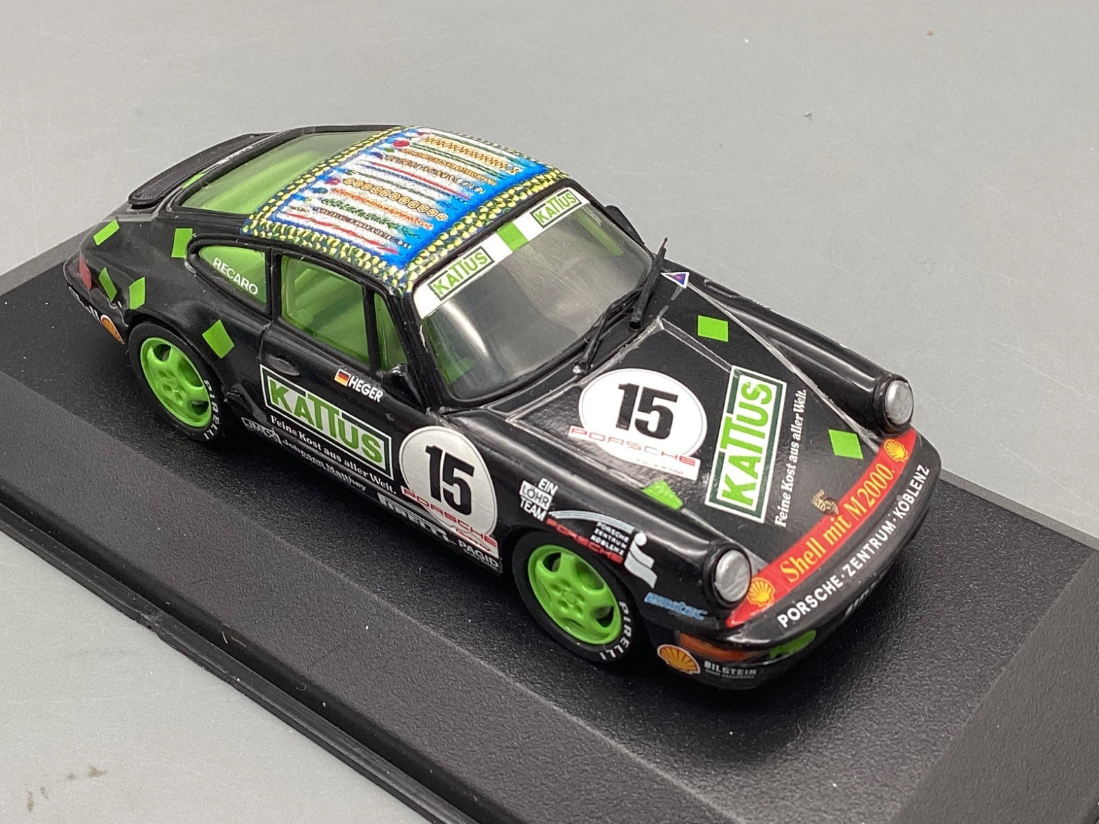 Modellautos 1:43 Minichamps Porsche 911 Carrera Cup Sieger 1993 Heger #15 OVP