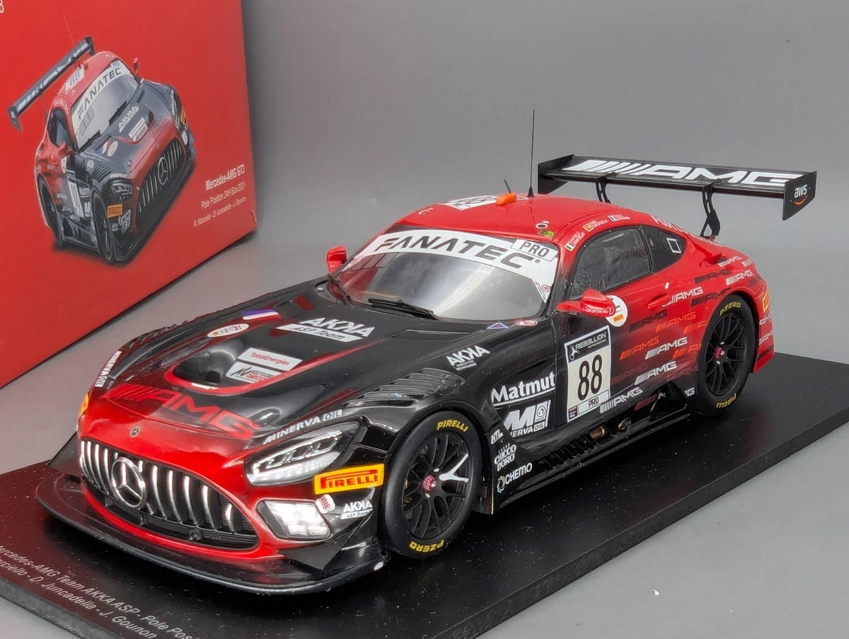 Modellautos 1:18 Spark Mercedes AMG GT3 Pole Position 24h Spa 2021 #88 OVP