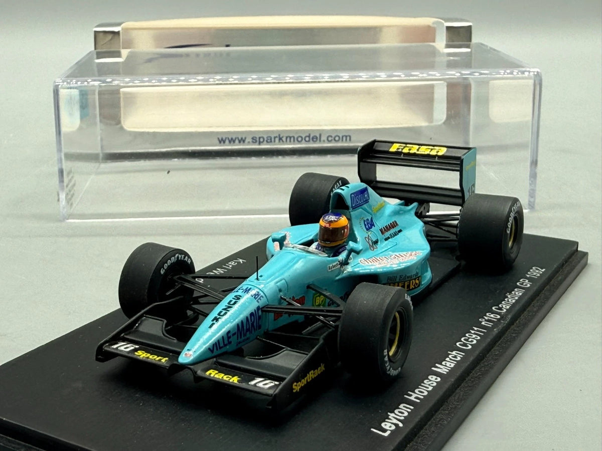 Modellautos 1:43 Spark Layton House March CG911 #16 Canadian GP 1992 mit OVP