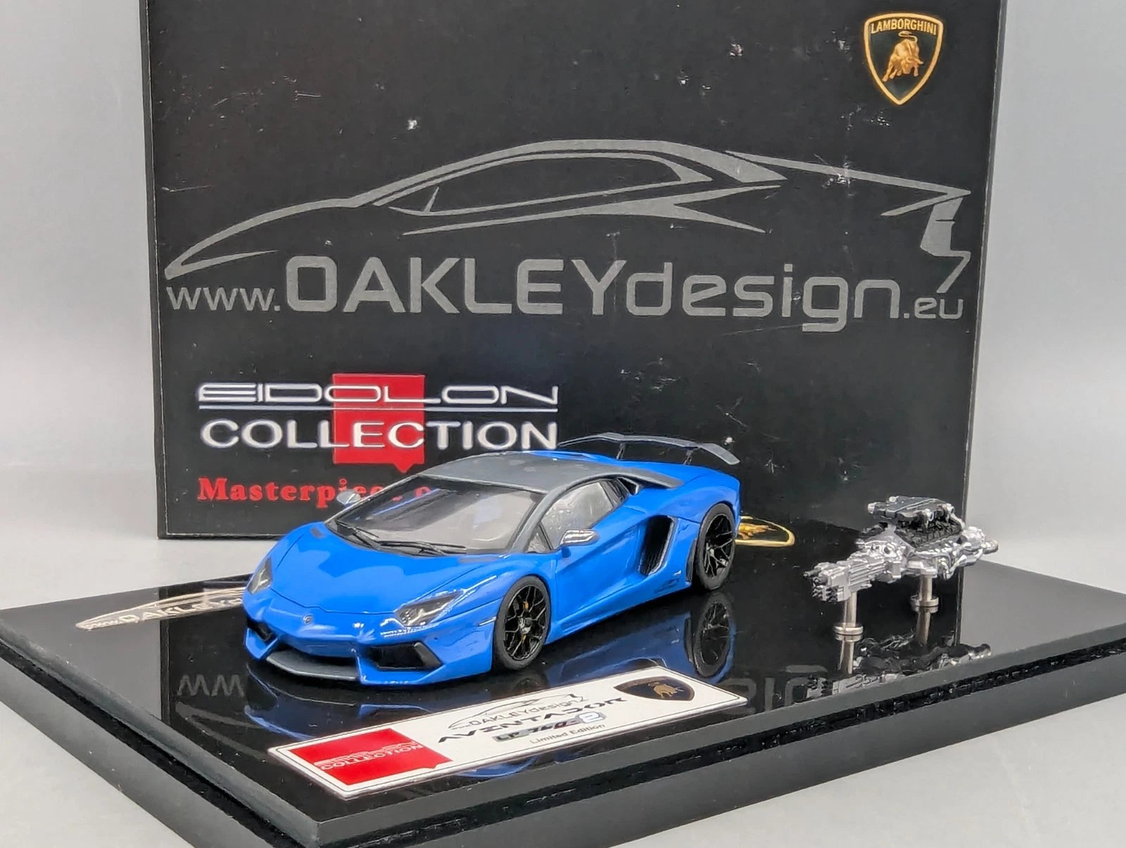 Eidolon Make Up 1:43 Lamborghini Aventador LP760-2 Engine Set Oakley Design OVP