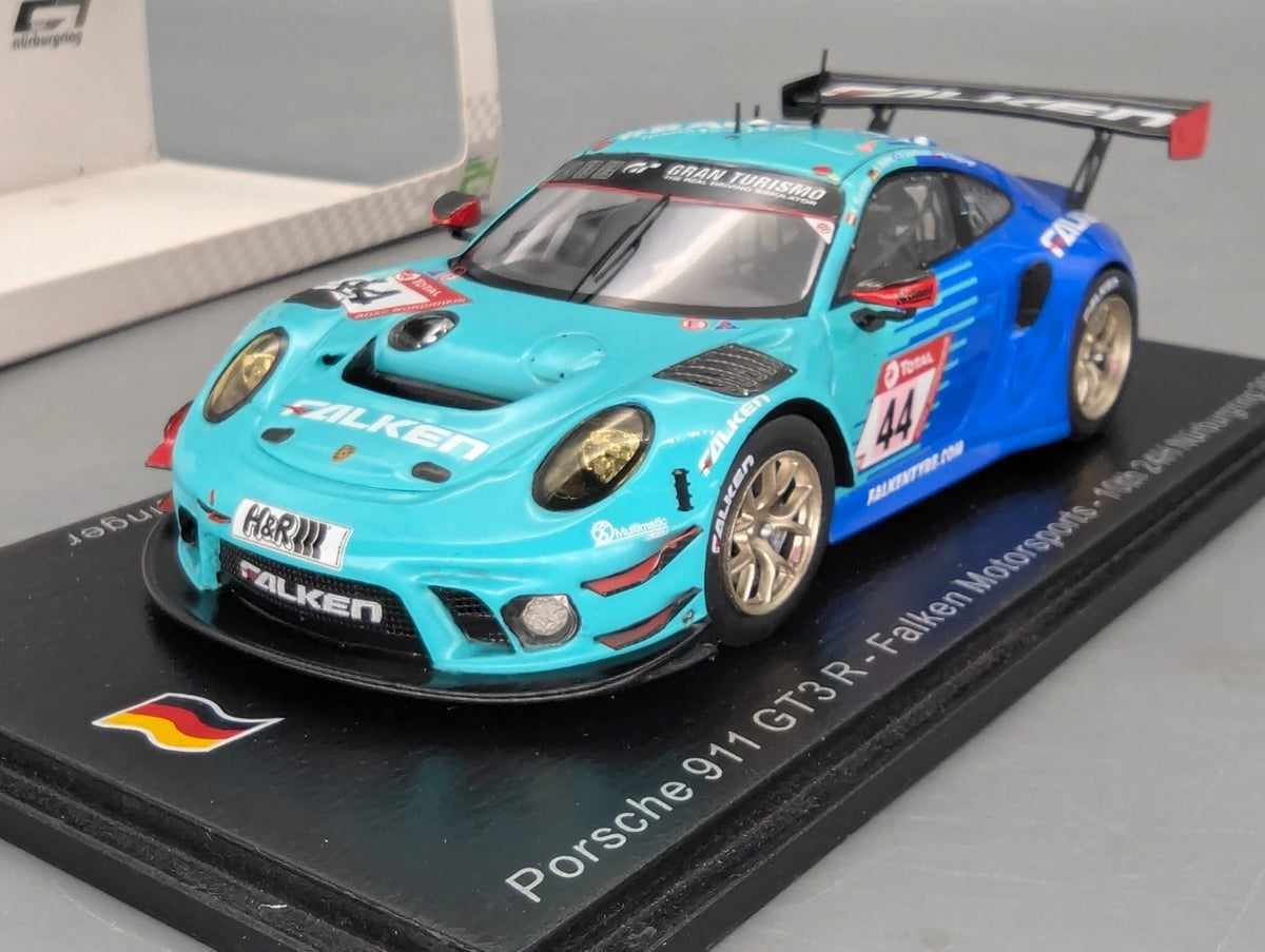Modellautos 1:43 Spark SG689 Porsche 911 GT3 R 24h Nürburgring 2020 #44 mit OVP