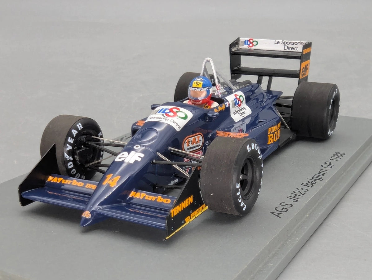 Modellautos 1:43 Spark S7246 AGS JH23 Belgium GP 1988 #14  P. Streiff OVP