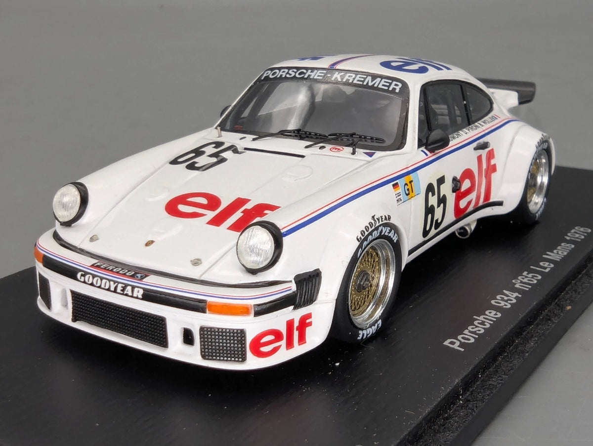 Modellautos 1:43 Spark S3402 Porsche 934 24h Le Mans 1976 #65 OVP