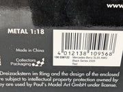 Modellautos 1:18 Minichamps Mercedes Benz SL65 AMG Black Series 2009 Rot OVP