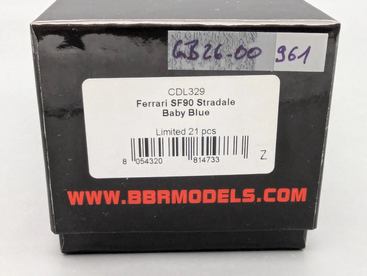 Modellautos 1:43 BBR Executive Calsito Ferrari SF90 Stradale Blue Ltd 02/21 OVP