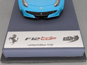Modellautos 1:43 BBR Concept43 Ferrari F12 TdF Baby Blu Matt Ltd 11/20 mit OVP