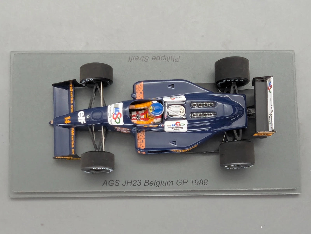 Modellautos 1:43 Spark S7246 AGS JH23 Belgium GP 1988 #14  P. Streiff OVP