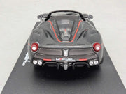 Modellautos 1:43 Bburago Ferrari LaFerrari Aperta Schwarz mit OVP