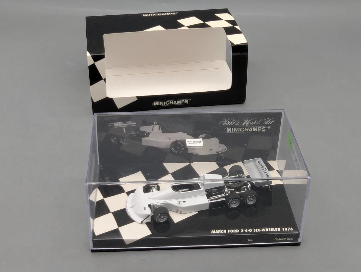 Modellautos 1:43 Minichamps March ford 2-4-0 Six-Wheeler 1976 mit OVP