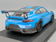 Modellautos 1:18 Minichamps Porsche 911 GT2RS 991.2 2018 Blue Weissach mit OVP
