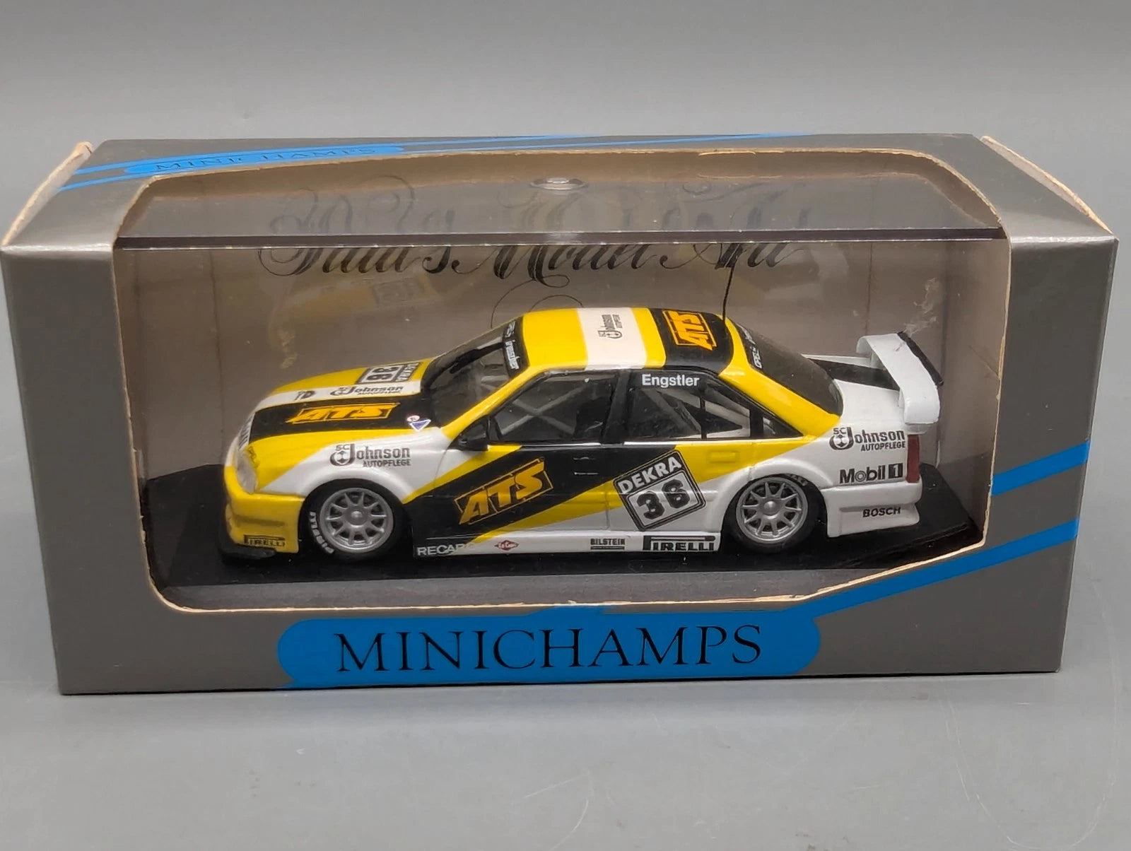 Modellautos 1:43 Minichamps Opel Omega 3000 Evo #36 Engstler mit OVP