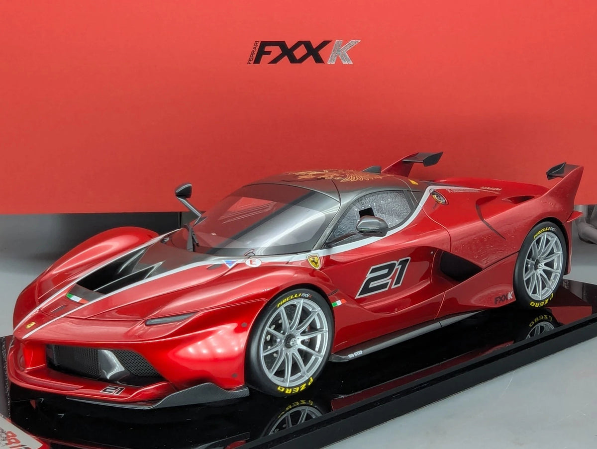 Modellautos 1:12 BBR Ferrari FXX-K 2014 Car #21 Rosso Fuoco Ltd 03/10 OVP
