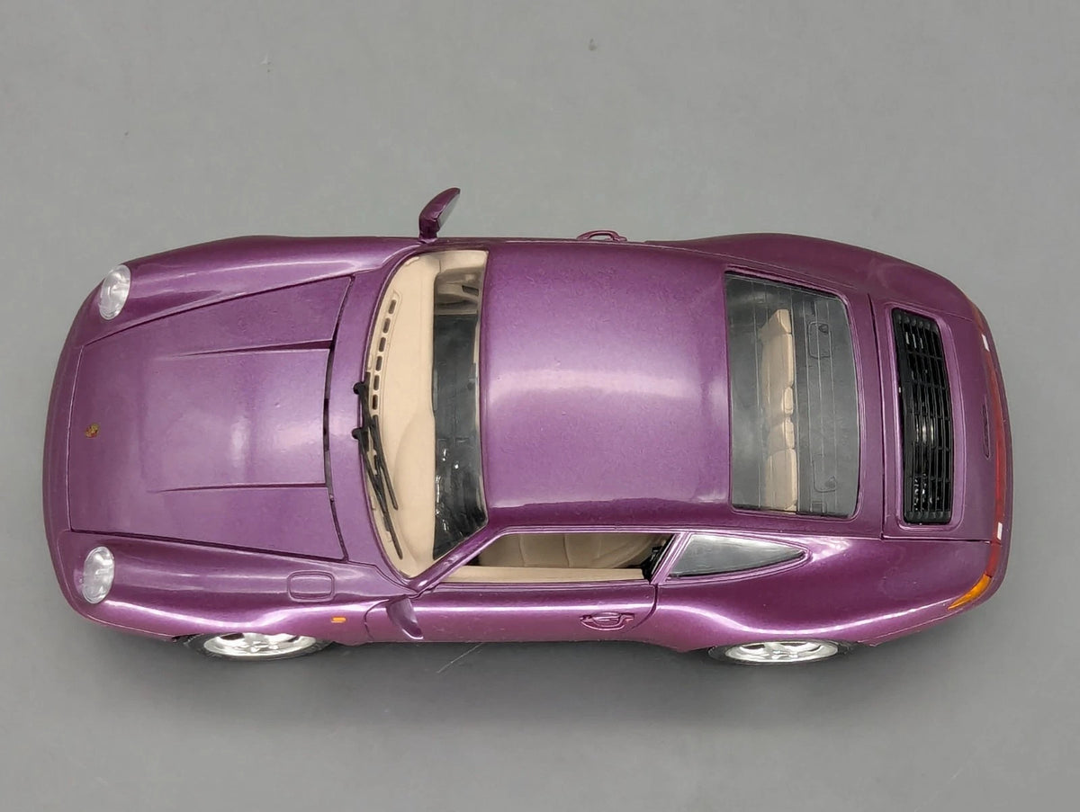 Modellautos 1:18 Bburago Diamonds Edition Porsche 911 Carrera 1993 Lila mit OVP
