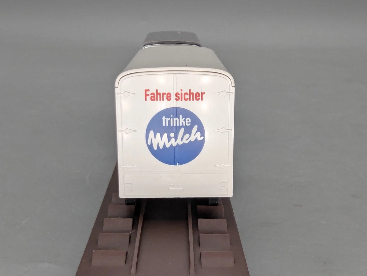 Lkw Modell H0 1:87 Brekina Mercedes Benz L 322 Koffer Lastwagen mit Anhänger OVP